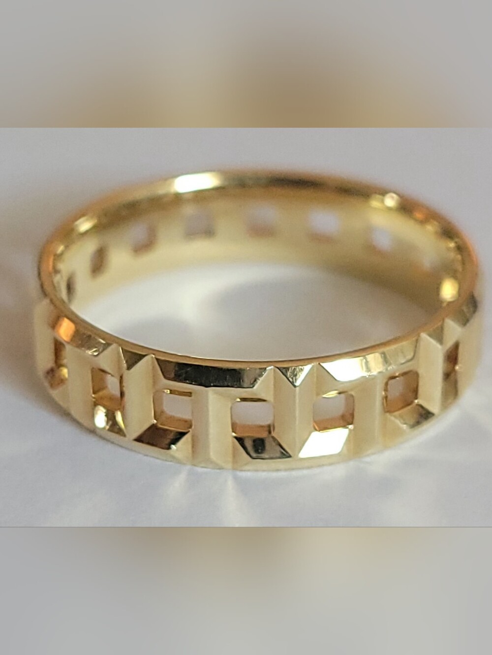 Genuine TIFFANY & Co. Solid 18k Gold T RING